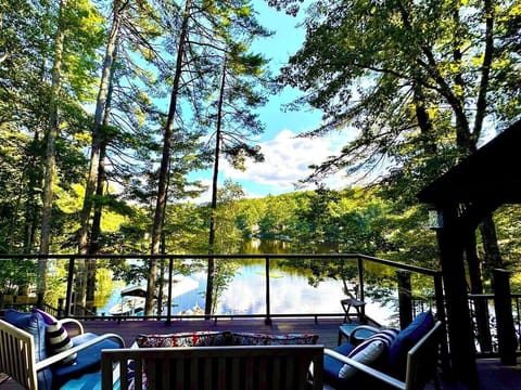 Beautiful view from the deck!