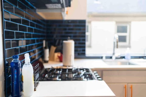 Our gas stove and kitchenette