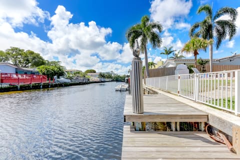 Added privacy offered by the breathtaking canal