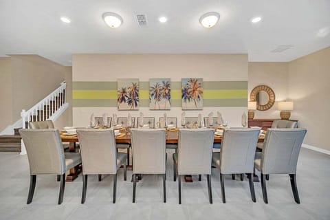 Dining table area
