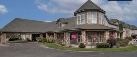 Coded entry area to condo units.