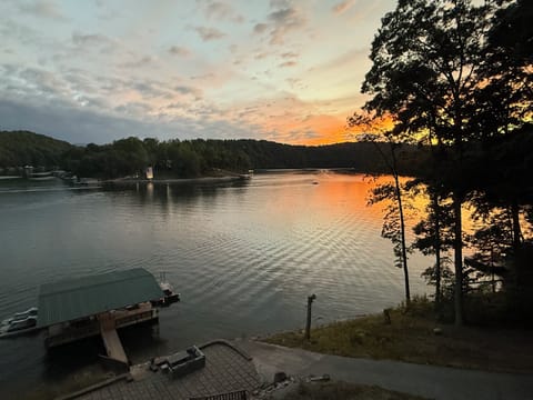 Sunset on the lake.