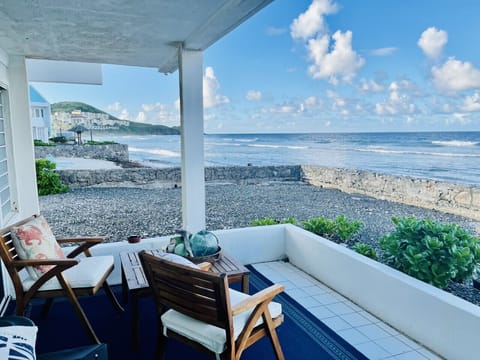 View from the private patio