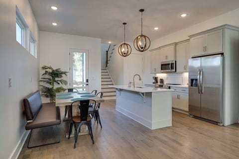 Dining table by our kitchen!
