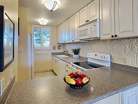 Entertain guests while you prepare a delicious meal