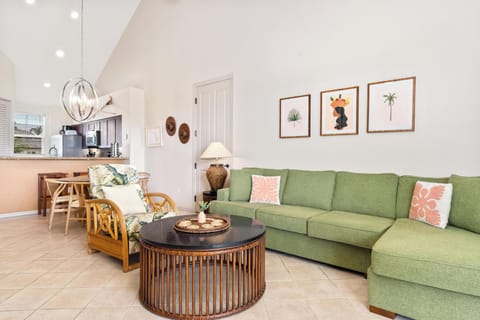 Relax in the living area