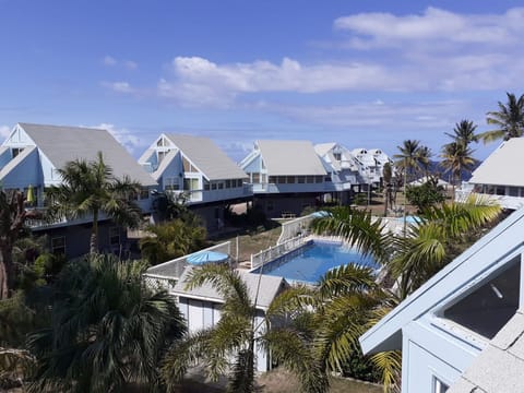 view of pool from unit