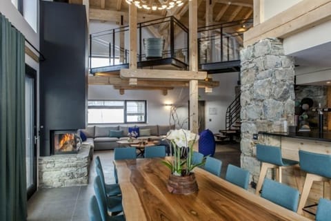 Settle into the dining area and enjoy a nice meal.