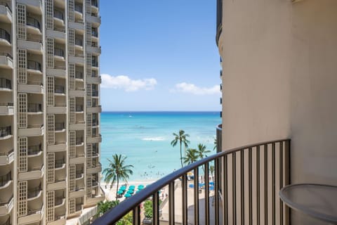 Step onto the balcony and soak up sparkling ocean views.