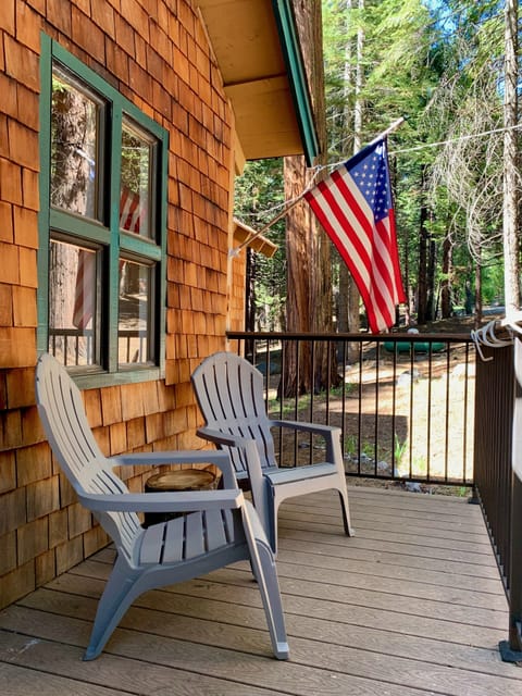 Spacious deck