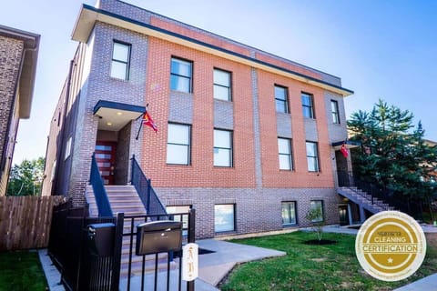 Vacation time is here!  This listing includes both units on the left side of the building. 4 floors of relaxation included.