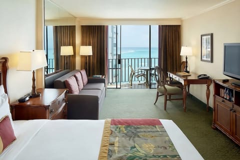 Unwind in a spacious bedroom with sweeping ocean views.