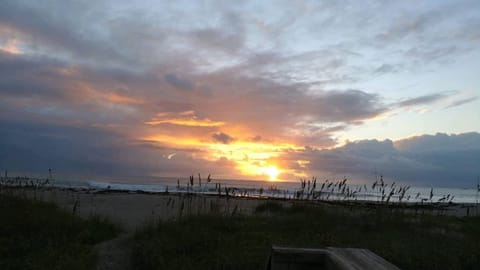 Just steps from your door! Enjoy a gorgeous sunrise on the beach!