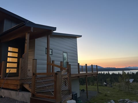 Perched up high to get an amazing view.