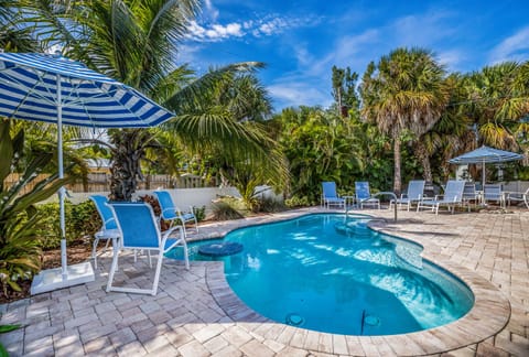 Outdoor pool facing East for Toes in the Water