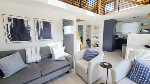 Open and bright space with skylights