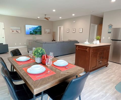 Downstairs living area