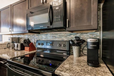 Fully stocked kitchen