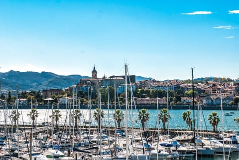 Take in stunning views of the port from the residence