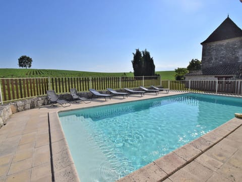 Blue, Swimming Pool, Estate, Resort, Eco Hotel, Farmhouse, Landscaping, Outdoor Furniture, Villa, Fence