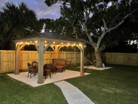Beautiful Gazebo for Cool Nights
