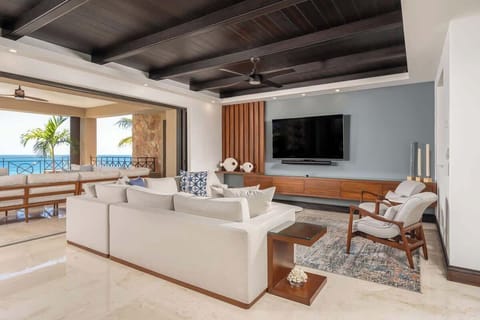 Open living space with panoramic ocean views