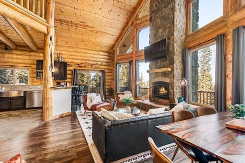 Main Gathering Space - 
The main floor's open design connects the kitchen, dining, and living room into one seamless space, perfect for sharing meals, laughter, and late-night conversations.