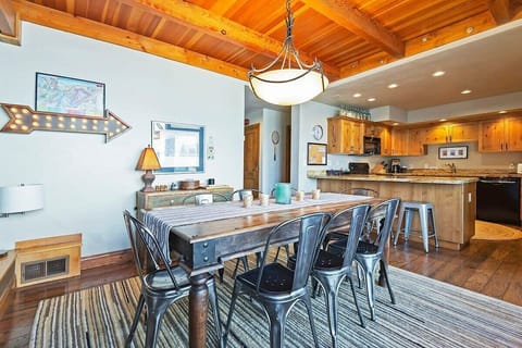 Dining area with plenty of seating for your group