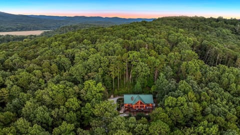 Secluded mountain lodge 7 bed 6 bath, sleeps up to 18 — 1.9 mile from Helen, GA.