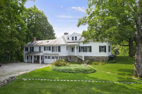 View of the big house from the yard