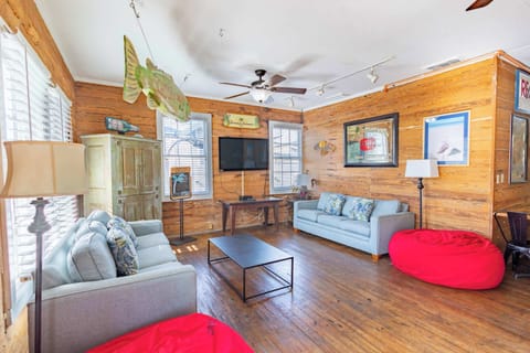 Upstairs Living Room with Two Queen Sofa Beds