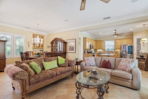 Living room with TV