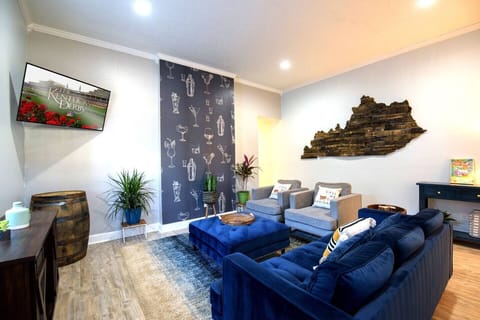 Welcome to the Julep House NuLu. It's a bright, colorful home with nods to our Kentucky heritage.