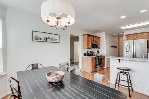 Dining Table seats 8 - 2 chairs are not pictured.