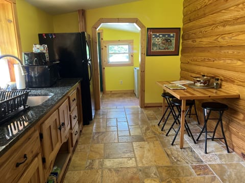 Kitchen Table Seats Four with Additional Seat and Counter in Kitchen