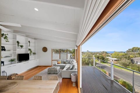 Bifold doors create seamless indoor-outdoor living