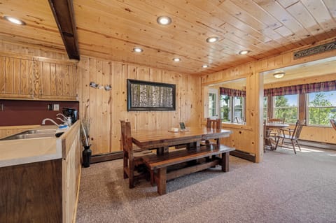 Large harvest table for the gathering of your meals