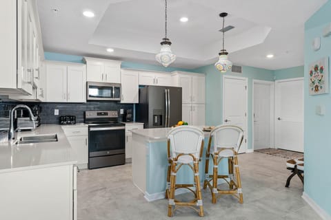 Large kitchen stocked with everything you need just like home!