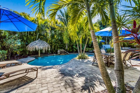 Tropical-Style Pool Hangout