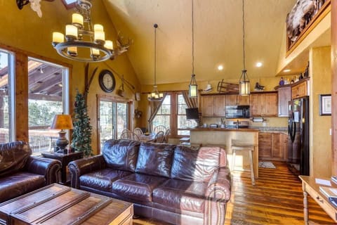 Livingroom and kitchen