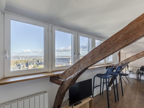 Living room Tv with the panorama