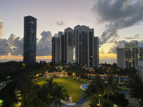 Sunrise 
View from the balcony