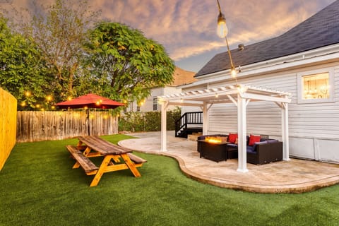 Fire pit for unforgettable nights.