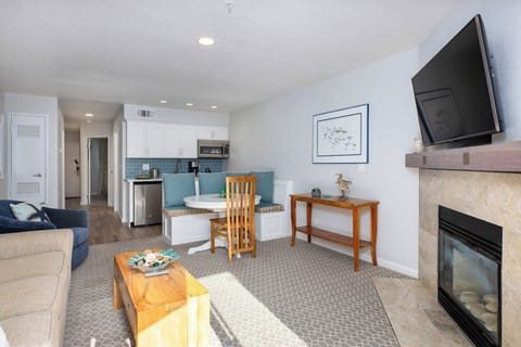 Living Room with Fireplace