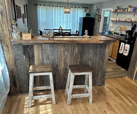 The best place to saddle up to and enjoy a drink after a day on the trail. 