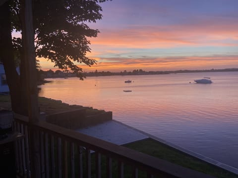 sunset from back deck