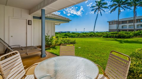 Poipu Sands at Poipu Kai Resort #418 - Ocean View Dining Lanai - Parrish Kauai