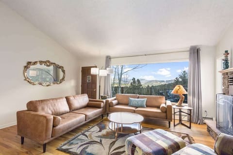 Living room with gorgeous views.