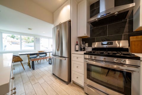 Kitchen and dining area.