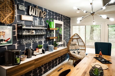 Sideboard coffee and wine bar